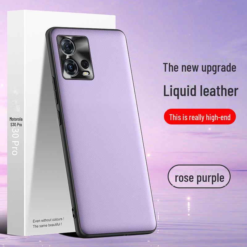 Protective Liquid Leather Case for Motorola S30pro - Anti-Fall, Single Piece Shipping