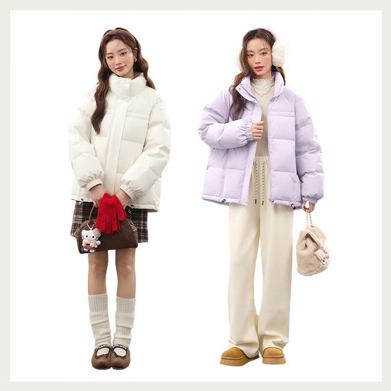 MJ STYLE Women's Winter 2025 Short Puffer Down Jacket