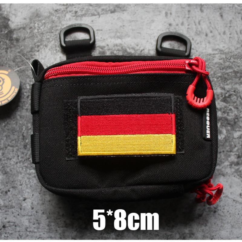 Vyšívaná vlajka Velcro náramek ruský americký německý Velcro britská morálka odznak nášivka odznak balíček nálepka