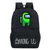 Among Us Game Merchandise Cartoon Print Student Bag + Oblique Span Bag + Shoulder Bag Combination