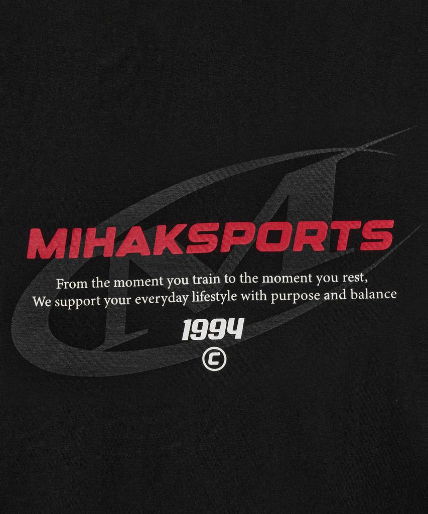 Mihag Performance Stamp Oversized T-Shirt (Black)