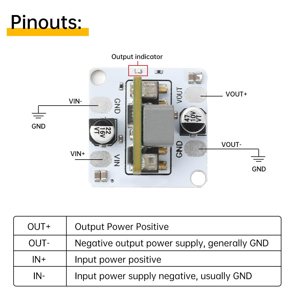 DC 9-14V to 5V/4.2V/3.3V output DC-DC buck module 10A high-power regulated power supply module with overvoltage protection
