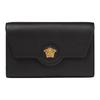 La Medusa Medusa Head Embossed Logo Light Grain Calfskin Shoulder Crossbody Bag Women Bags Black 1000814-DVIT2T-1B00V