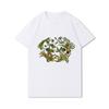 S-3XL 100 Fantasie Harajuku Grafica Estiva Bianca Magliette Donna Stampate Casual Maniche Corte Top Girocollo