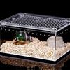 Acrylic Reptile Cage Breeding Box Terrarium Clear Feeding Habitat for Snake Small Pet Isopods Lizards Roaches Insect