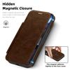 For Google Pixel 9 Pro XL Magnetic Case RFID Blocking Card Holder Leather Phone Cover