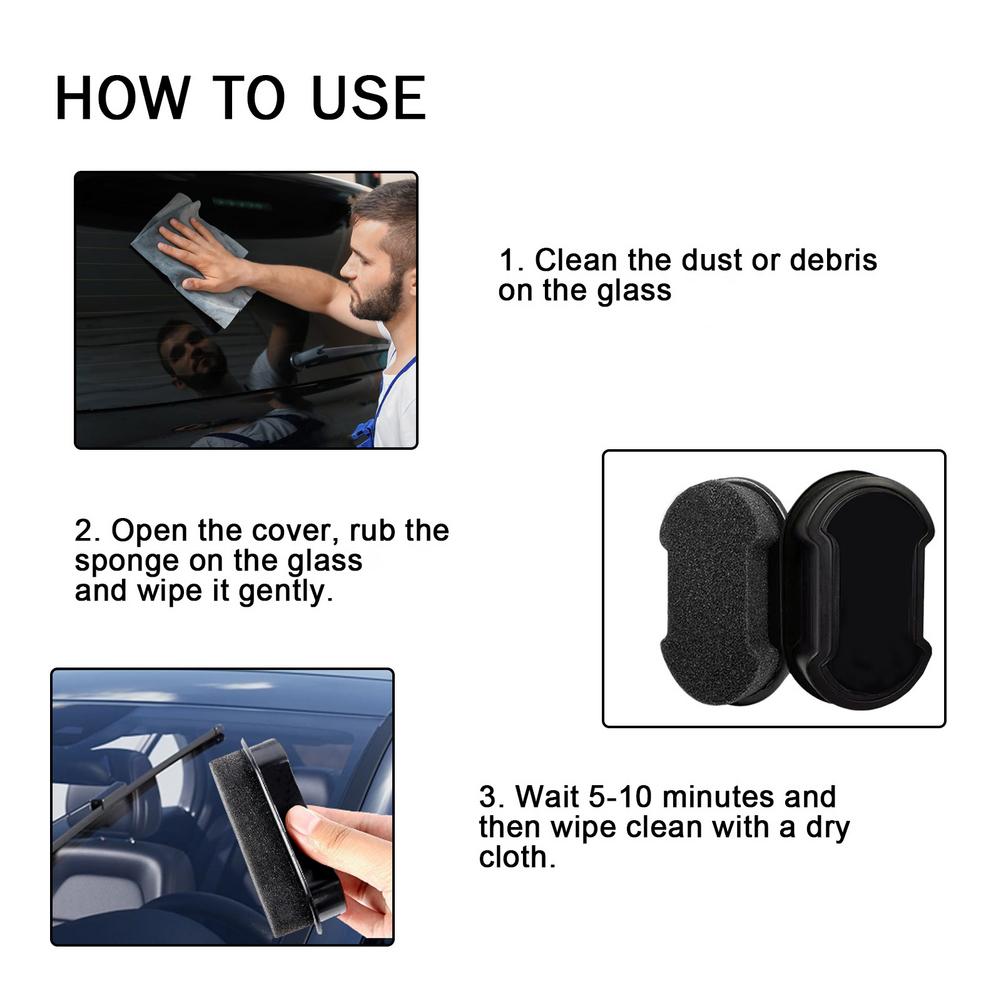 Anti Peeping Glass Cleaning Sponge Isolate Glass From Light Dedicated for Privacy Protection in Cars & Home Effective Anti-theft