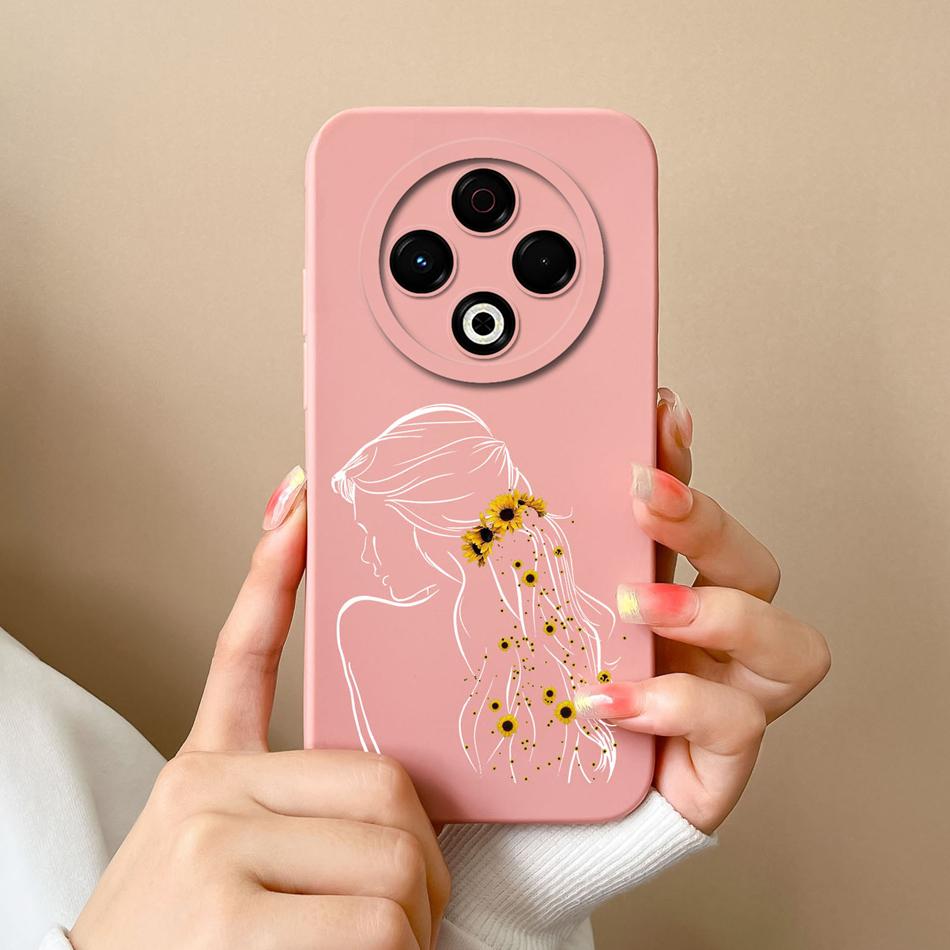 For Tecno Spark 30 Pro 30C Case Love Heart Back Cover For Tecno Spark 30C 4G 5G Full Protection Soft Liquid Silicone Phone Cases