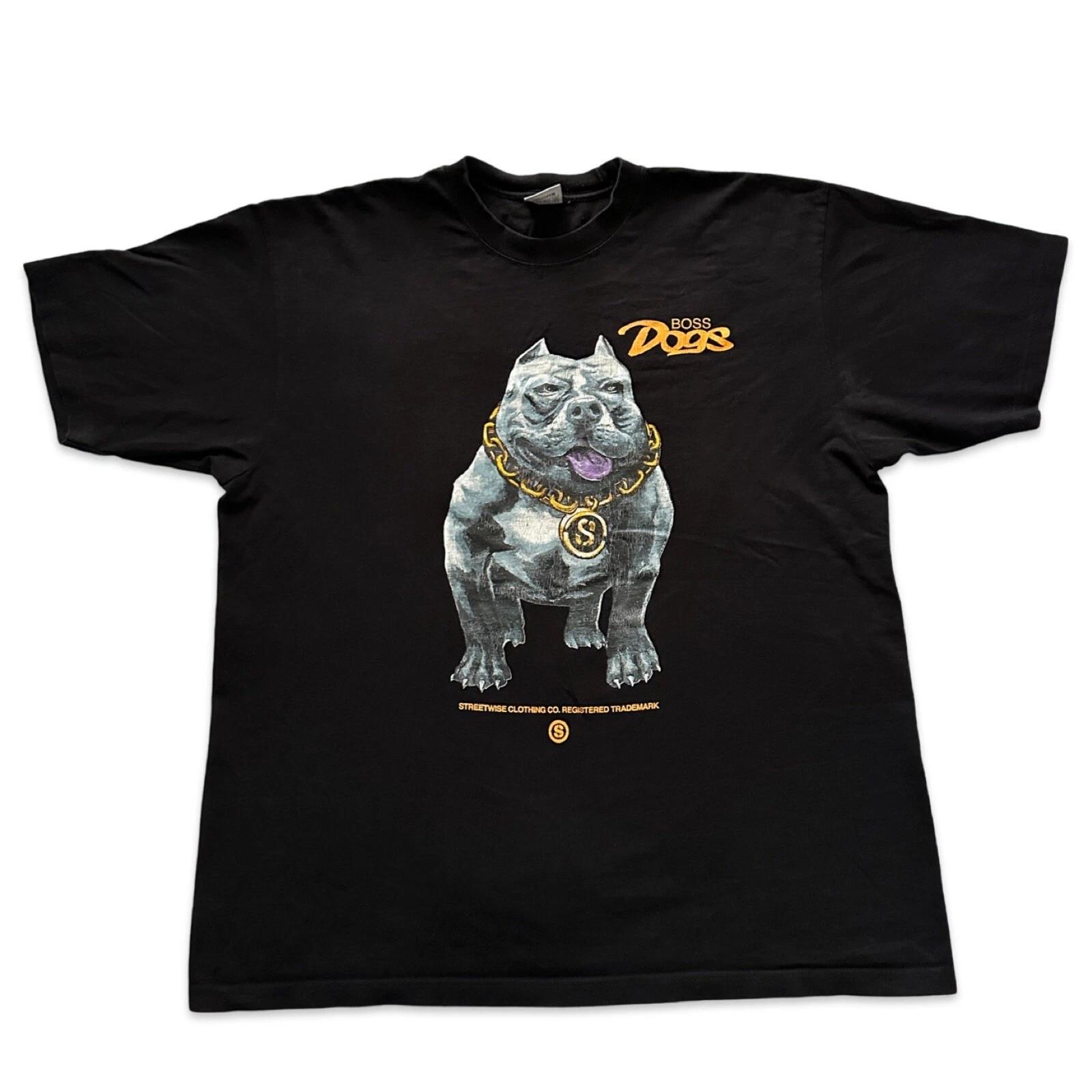

Streetwise Boss Dog Streetwear Chicano Cholo shirt Mens Size 2XL M