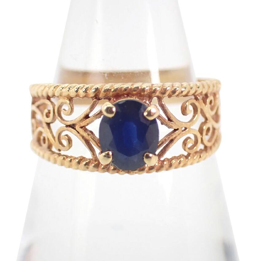 

[Used] K18 Sapphire/0.62ct Ring No. 11 [g304-81]