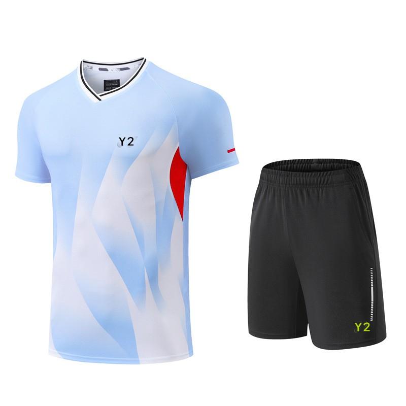 Unisex Badminton Shirt Short Sleeve Breathable Sport T-Shirt Kids Adults Training Competition