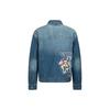 Evisu SS22 Lucky Cat And Daruma Denim Jacket Men Jacket Denim-Blue 2ESHTM2DJ713LFCP