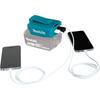 Makita ADP05 USB Adapter for 14.4V/18V Batteries, 2-Port USB Output, Battery Sold Separately