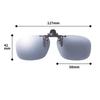 Made in Japan Polarized Sunglasses Type LSMK Polarized Light Smoke Clip Sunglasses [SWANS] Clip-on Flip-up SCP-23