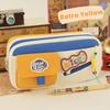 Oxford Cloth Pen Bag Multilayer Pen Box New Pencil Case  Gift
