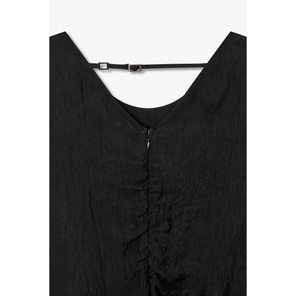 VOV Crinkle Texture Sleeveless Dress 7156337004