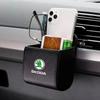 Car Interior Storage Bag Air Outlet Debris Bag Hanging Organizer Box for Skoda SCALA Superb Octavia 2 3 A4 A5 Fabia Kamiq Kapoq Kodiaq Rapid