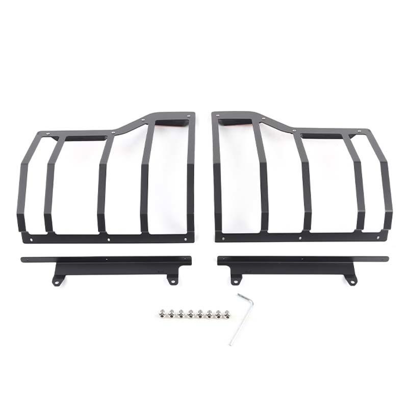 Rear Taillight Lamp Cover Trim Metal Decoration Protective Cover Fit For Ford F150 2015-2020 Exterior Accessories