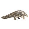 Vintage Small Pangolin Copper Statue Animal Home Micro Decoration Desktop Craft Statue Gift Accessory Creative Gift Ornament