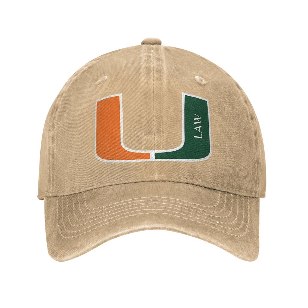 Baseball Cap Miami Hurricanes 2025 College Football Playoff The U is Back Summer Fashion Hip Hop Sports Sun Visor Snapback Cap