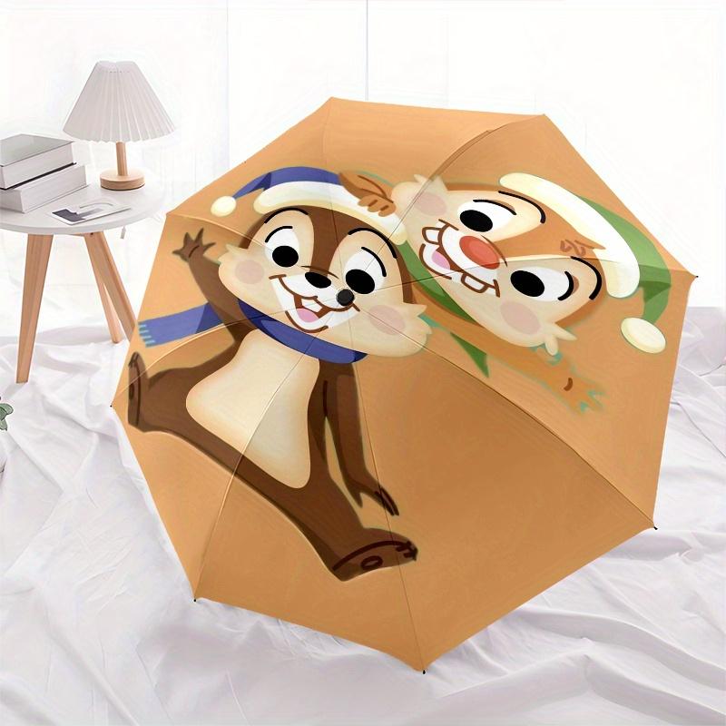 

Disney Chip,Dale,Christmas Fashion Manual Folding Umbrella - Reinforced Eight Ribs, Automatic Opening and Closing, Lightweight, Ssuitable Fo