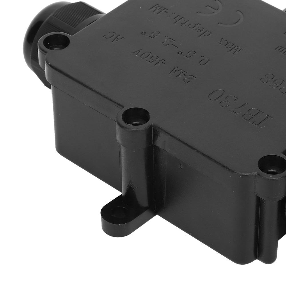 T-Shape Waterproof Junction Box 3 Way Splice Box Underground Installation