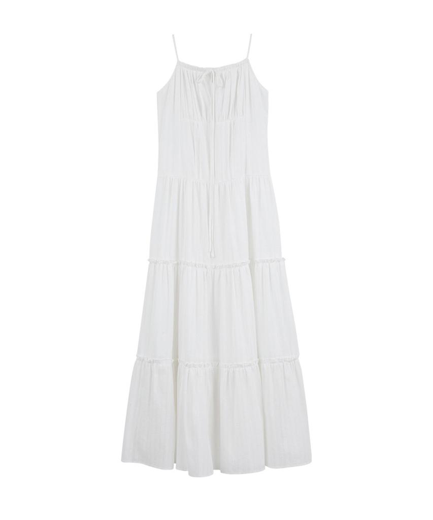 Ratsyu April Lace Maxi Dress White