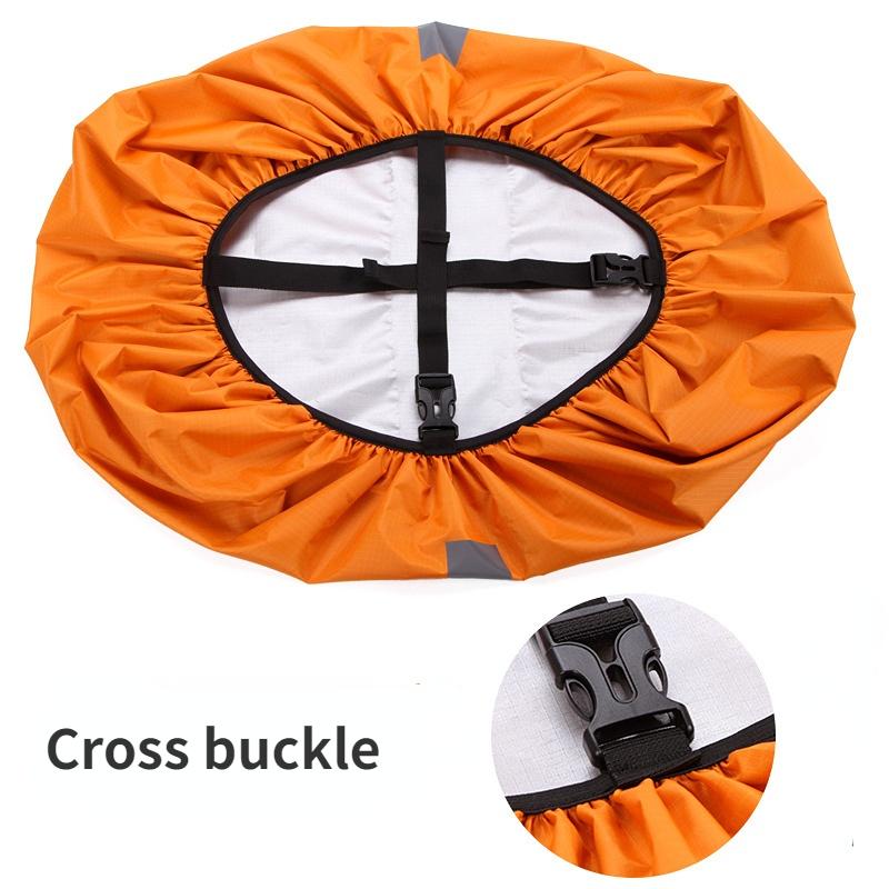Waterproof Backpack Rain Cover Outdoor Hiking Climbing Bag Cover Cross Buckle Waterproof Rain Cover for Backpack