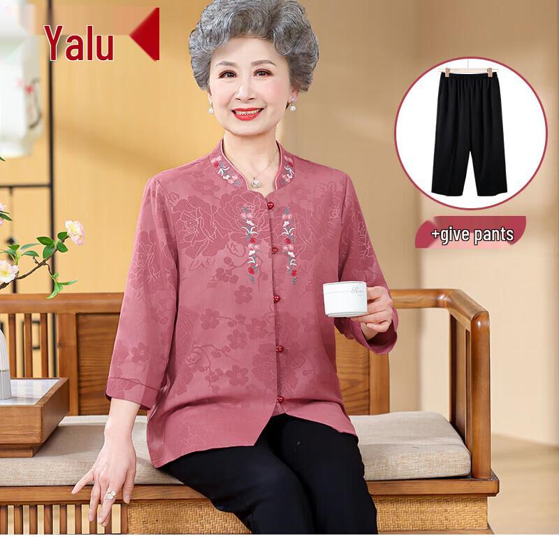 Yalu Elderly Women's Spring Summer Blouse Collection