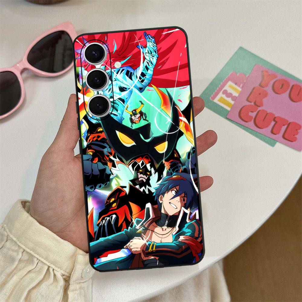 Gurren Lagann Anime Phone Case For Samsung S 24 Fe 25 Ultra Plus 20 Lite 21 30 22 23 24 22 Ultra 5G Fundas