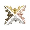 10Pcs Scrapbook Carved Silvery DIY Corner Protector Furniture Protector Ornament Corner Brackets