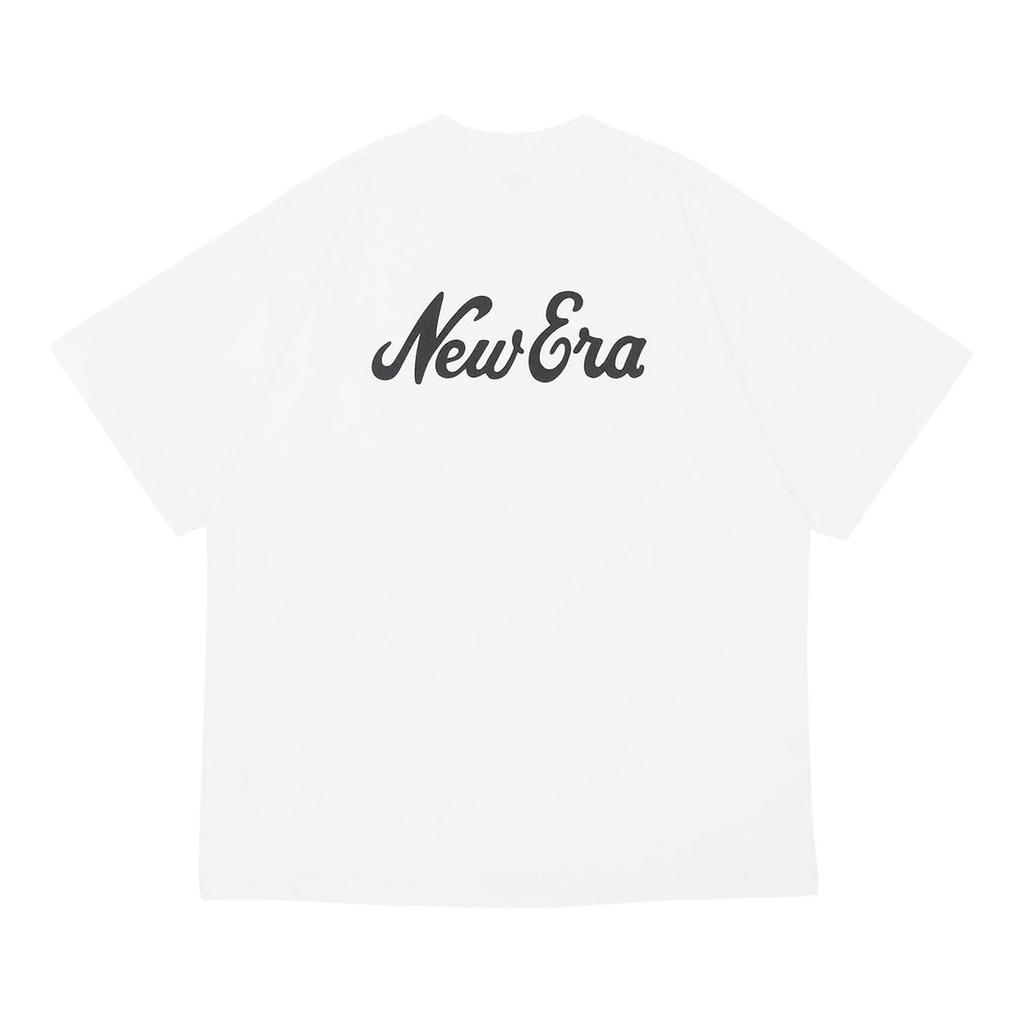 New Era Classic NE Short Sleeve Exclusive To Size T-Shirt, White, ONSPOTZ, Oversized, XL, S/S