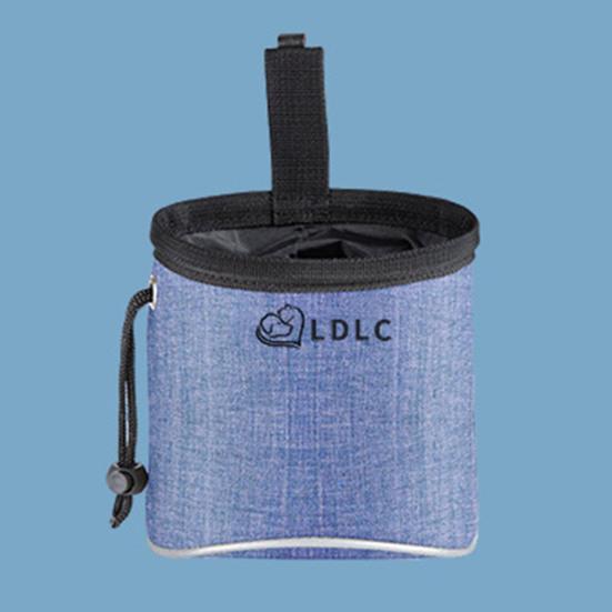 Dog Treat Pouch Multifunctional with Waist Belt Oxford Cloth Large Capacity Dog Snack