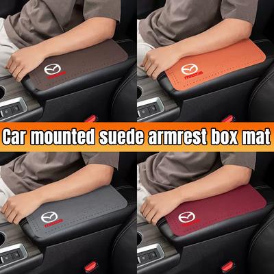 Car Seat Armrest Box Protector Cushion Storage Box Cover Pad For 2 3 6 5 Atenza CX3 CX5 MX5 CX7 Axela CX30 CX90 CX60 CX50