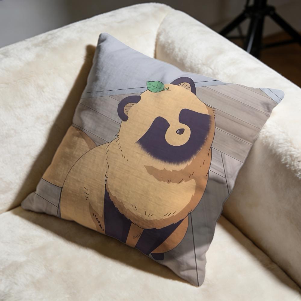 Fashion Wwith You and the Raing Cushion Cover Soft Decorative Pillow Case Suitable for Bedroom Sofa Car Travel Use