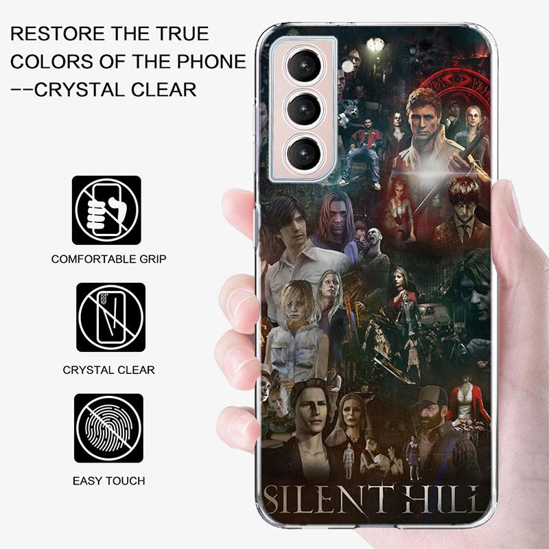 Games S-Silent Hill Phone Case For Samsung A17 A56 A36 A26 A16 A55 A35 A25 A15 A05S Galaxy A71 A51 A41 A31 A21S A70 A50 A40 A30