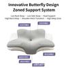 1pcs Butterfly Shaped Neck Protection High-density Memory Cotton Pillow Science Partition Slow Rebound Cervical Pillow Soft Wrapped Adult Pillows