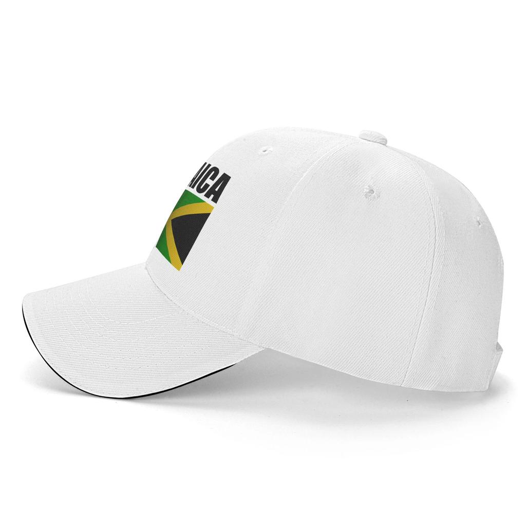 Summer Jamaican Flag Love Jamaica Baseball Cap Outdoor Gym Stylish Print Sun Trucker Hat Unisex Adult SunProof Snapback Cap