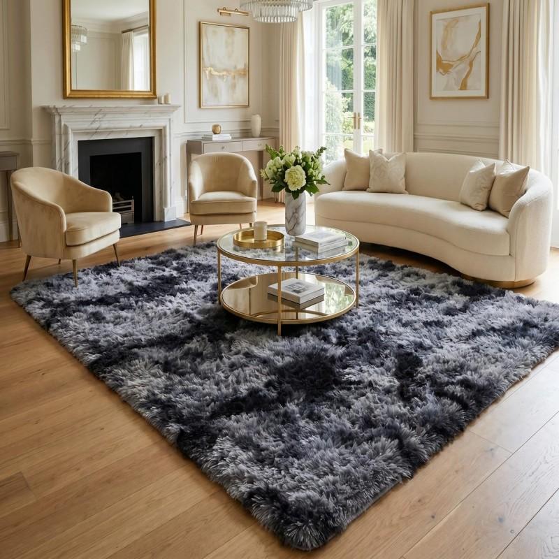 Super Soft Shaggy Area Rug, Non Slip Plush Washable Carpet for Living Room Bedroom Indoor Home Decor Bedside Floor Mat