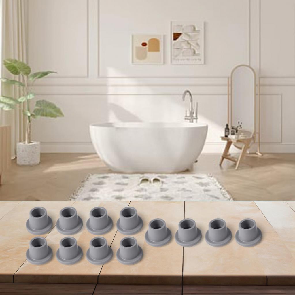 60mm Diameter Non-Slip Pads Rubber End Covers Easy To Install