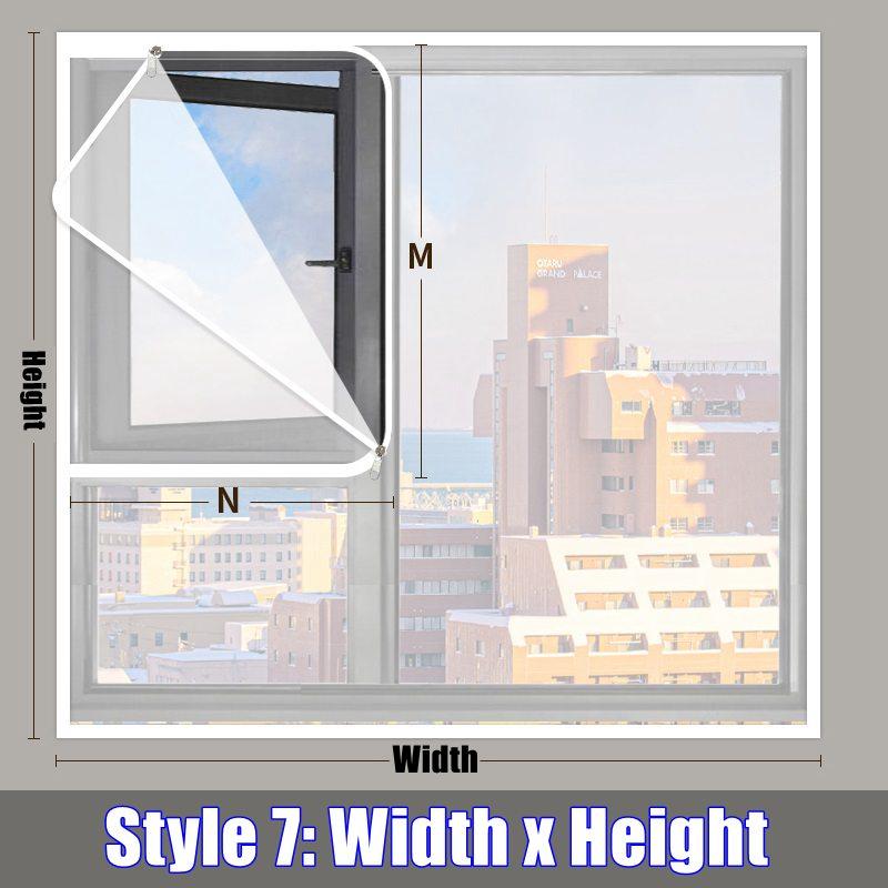 Winter  Window Curtain Keep Warm Transparent Film With Double Zipper Windproof Self-Adhesive Clear Soft Glass Shrink Heat Film