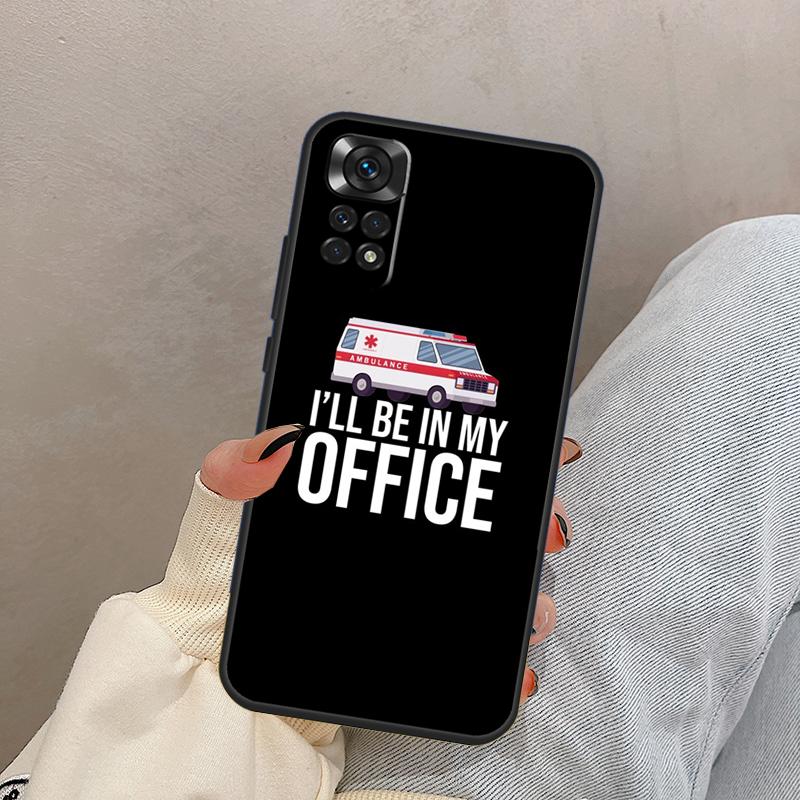 

Paramedic Ambulance Wee Woo For Xiaomi Redmi Note 13 9 10 11 12 14 15 Pro Plus Case Cover For Redmi 14C 10C 12C 13C 15C Redmi 13 4G