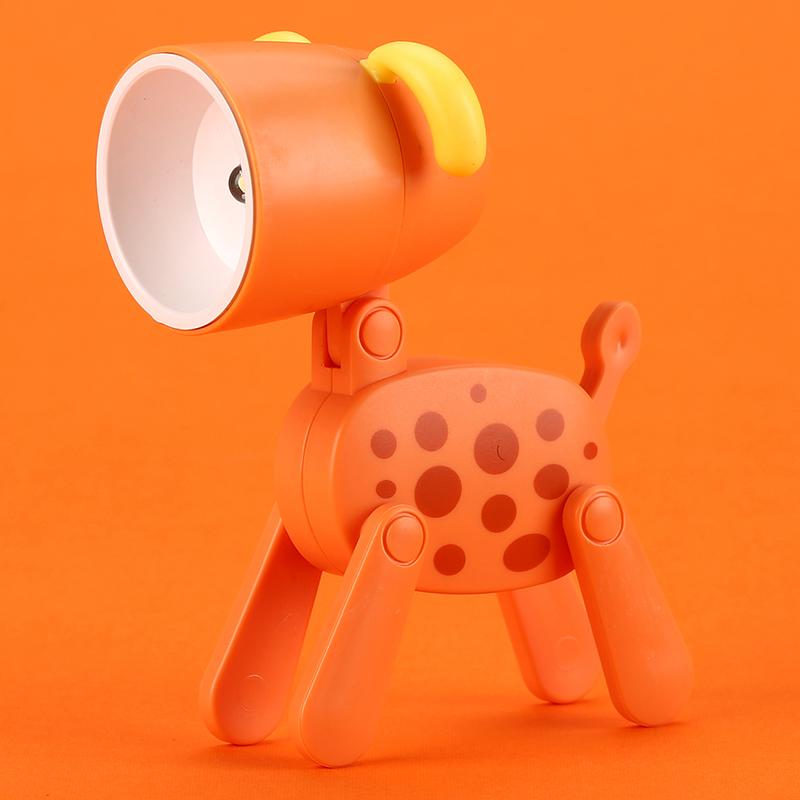 Creative Mini Led Desk Lamp Cartoon Folding Table Lamp Kids Room Bedroom Reading Book Light DIY Desktop Ornament Holiday Gifts