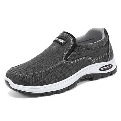 Fashion Men's Casual Work Shoes Summer Cowboy Fabric Daily Man Sneakers Outdoor Wear-resistant Anti Slip Flats Shoes Zapatos Para Hombre