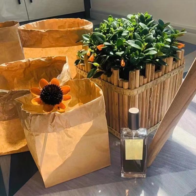 10 Pack Kraft Paper Bags Sturdy Square Bottom Multiple Sizes Reusable Recyclable for Grocery Retail Packaging