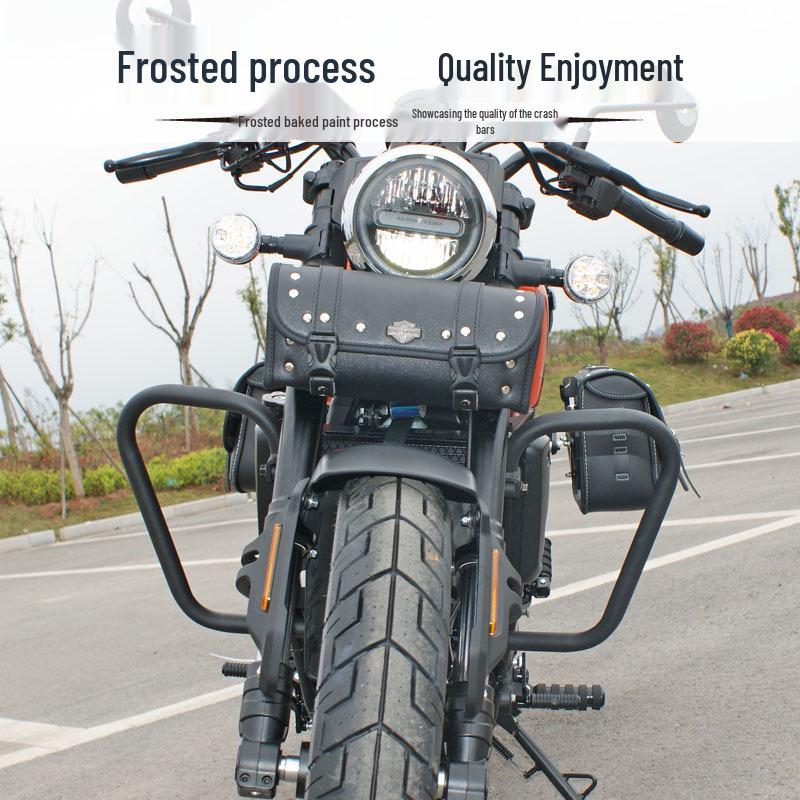 Qianjiang Flash 250 Front Bumper Guard, Anti-Fall Bar, Flash 150 Rear Backrest & Quick-Release Side Bags