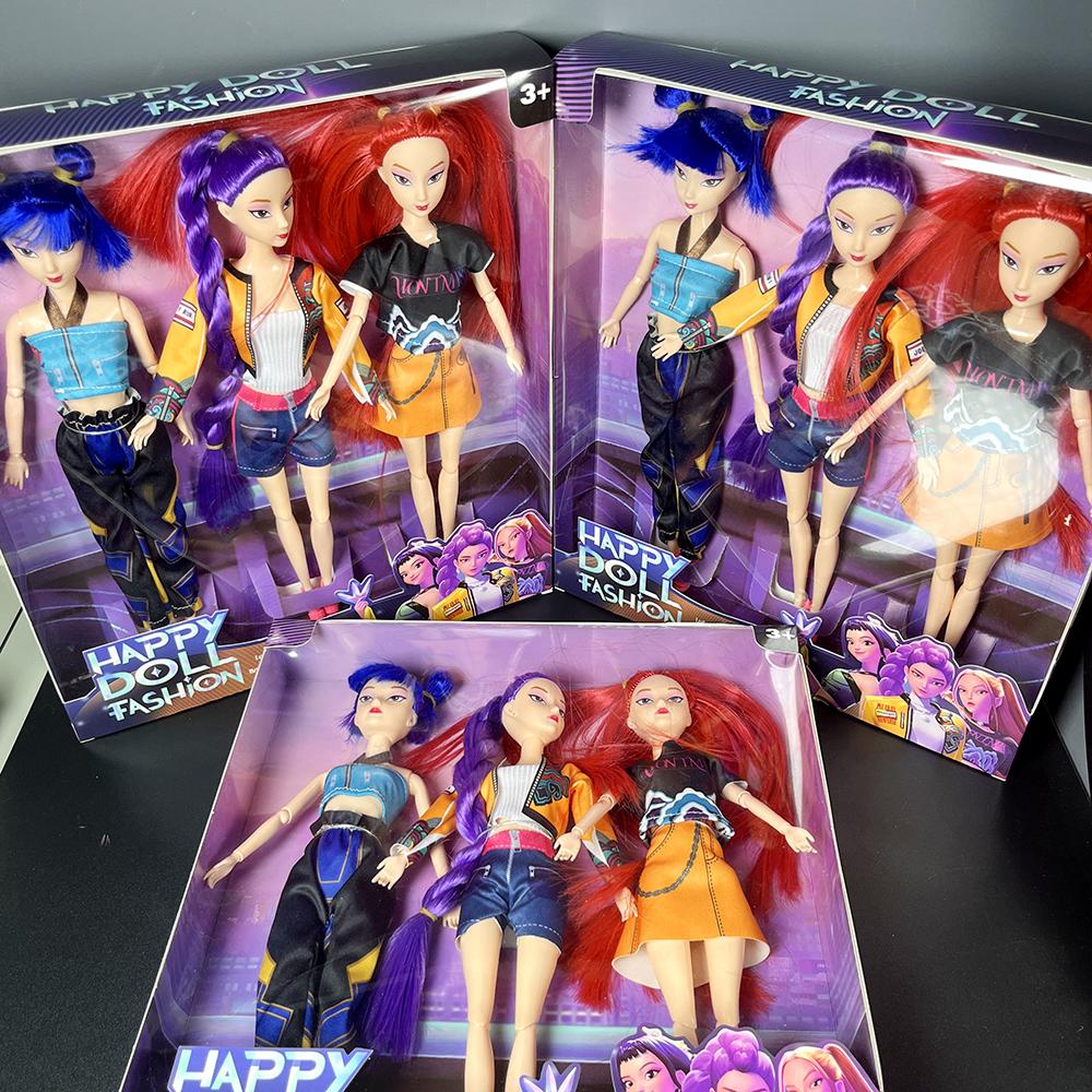 11 Zoll Kpop Dämonenjäger Wunderschöne Prinzessin Puppe Spielzeug Rumi Mira Zoey Actionfigur Mädchenherz Dekorative Puppe Weihnachtsgeschenke