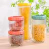 Lovewish Cat Paw Vertical Stripe Glass Storage Jar 5-Piece Set