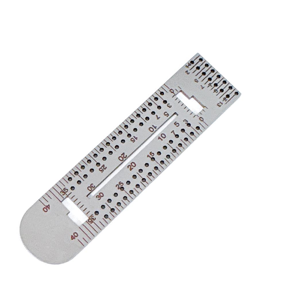 1 Piece or 2 Pieces or 3 Pieces Dental Wax Carving Tool Set Stainless Steel Wax Block Carving Positioning Ruler Locating Guide RulerDental Lab Tool