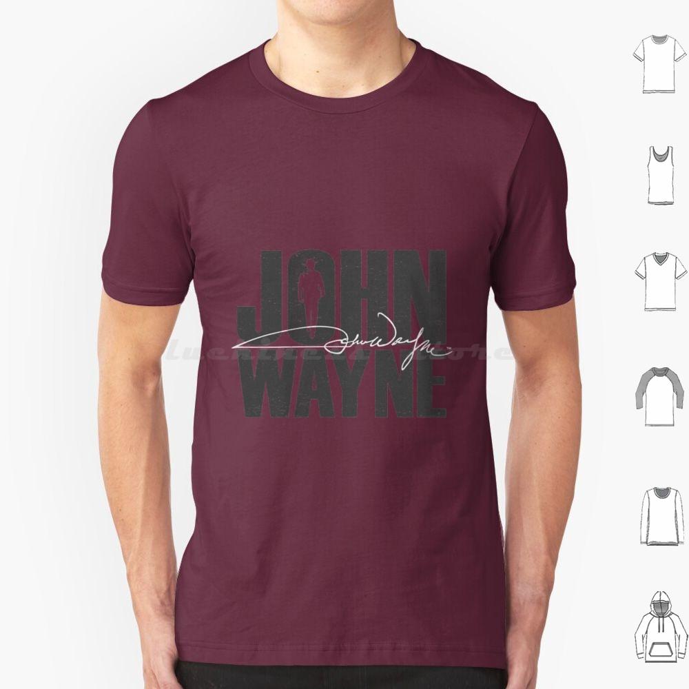 John Wayne Silhouette Sig Juniors Perfect Gift John Wayne T Shirt Cotton Men Women DIY Print John Wayne Silhouette Sig S